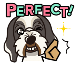 iinu - Petit Basset Griffon Vandeen sticker #13746734