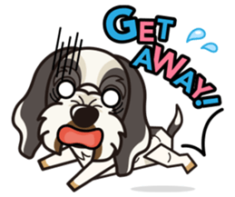 iinu - Petit Basset Griffon Vandeen sticker #13746735