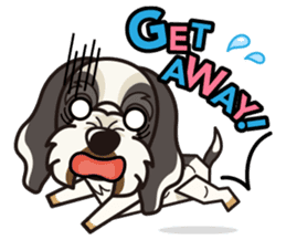 iinu - Petit Basset Griffon Vandeen sticker #13746735