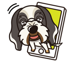 iinu - Petit Basset Griffon Vandeen sticker #13746736