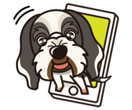 iinu - Petit Basset Griffon Vandeen sticker #13746736