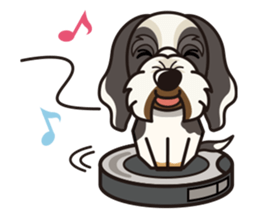 iinu - Petit Basset Griffon Vandeen sticker #13746737