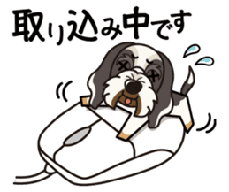 iinu - Petit Basset Griffon Vandeen sticker #13746751