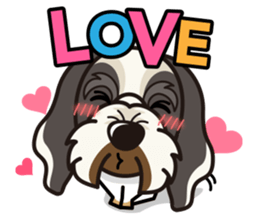 iinu - Petit Basset Griffon Vandeen sticker #13746757