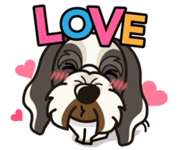 iinu - Petit Basset Griffon Vandeen sticker #13746757