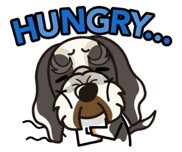 iinu - Petit Basset Griffon Vandeen sticker #13746760