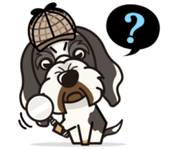 iinu - Petit Basset Griffon Vandeen sticker #13746762