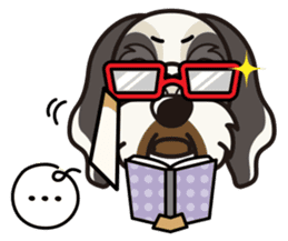 iinu - Petit Basset Griffon Vandeen sticker #13746765