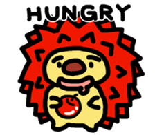 Cute hedgehogs & Needle NYOKKI sticker #13747041