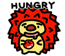 Cute hedgehogs & Needle NYOKKI sticker #13747041