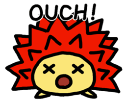 Cute hedgehogs & Needle NYOKKI sticker #13747043