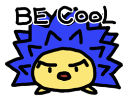 Cute hedgehogs & Needle NYOKKI sticker #13747044