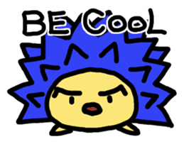 Cute hedgehogs & Needle NYOKKI sticker #13747044