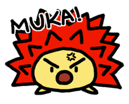 Cute hedgehogs & Needle NYOKKI sticker #13747046