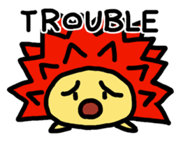 Cute hedgehogs & Needle NYOKKI sticker #13747047