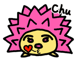 Cute hedgehogs & Needle NYOKKI sticker #13747050