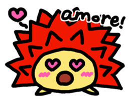 Cute hedgehogs & Needle NYOKKI sticker #13747052