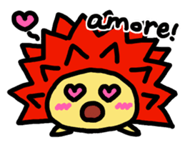 Cute hedgehogs & Needle NYOKKI sticker #13747052