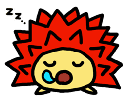 Cute hedgehogs & Needle NYOKKI sticker #13747054