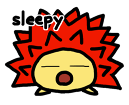 Cute hedgehogs & Needle NYOKKI sticker #13747055