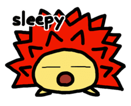 Cute hedgehogs & Needle NYOKKI sticker #13747055