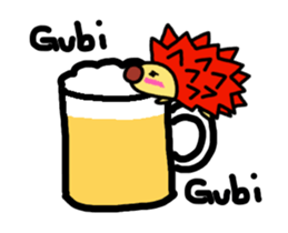 Cute hedgehogs & Needle NYOKKI sticker #13747057