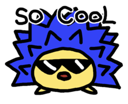 Cute hedgehogs & Needle NYOKKI sticker #13747058