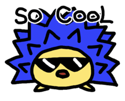 Cute hedgehogs & Needle NYOKKI sticker #13747058