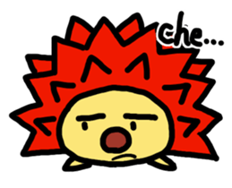 Cute hedgehogs & Needle NYOKKI sticker #13747059