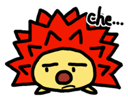 Cute hedgehogs & Needle NYOKKI sticker #13747059