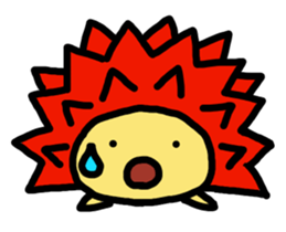 Cute hedgehogs & Needle NYOKKI sticker #13747060