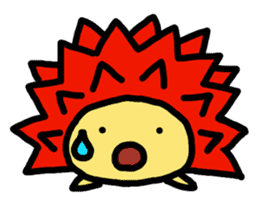 Cute hedgehogs & Needle NYOKKI sticker #13747060