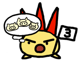 Cute hedgehogs & Needle NYOKKI sticker #13747065