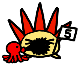 Cute hedgehogs & Needle NYOKKI sticker #13747067