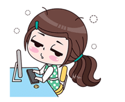 Boobib Office Girl sticker #13747465