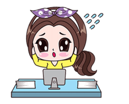 Boobib Office Girl sticker #13747474