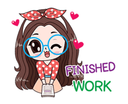 Boobib Office Girl sticker #13747476
