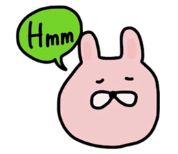 Rabbit sticker(^^) sticker #13747655