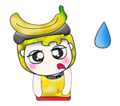 Mr. Mamoru. Banana Banana.^__^ sticker #13747729