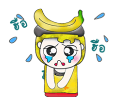 Mr. Mamoru. Banana Banana.^__^ sticker #13747731