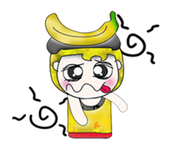 Mr. Mamoru. Banana Banana.^__^ sticker #13747734