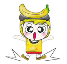 Mr. Mamoru. Banana Banana.^__^ sticker #13747739