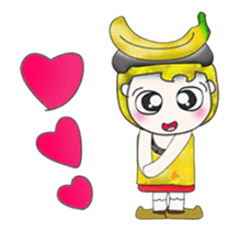 Mr. Mamoru. Banana Banana.^__^ sticker #13747740