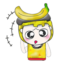 Mr. Mamoru. Banana Banana.^__^ sticker #13747747
