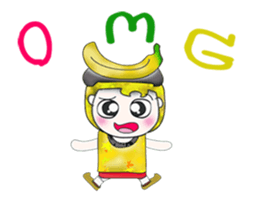 Mr. Mamoru. Banana Banana.^__^ sticker #13747749