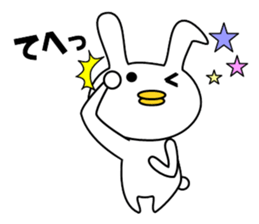 Bird rabbit sticker sticker #13747974