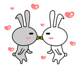 Bird rabbit sticker sticker #13747979