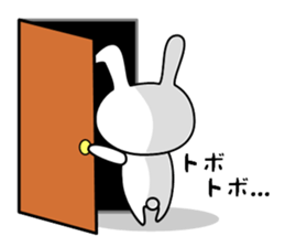 Bird rabbit sticker sticker #13747982