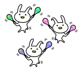 Bird rabbit sticker sticker #13747985