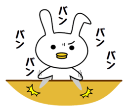 Bird rabbit sticker sticker #13747987